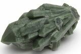 Green, Hedenbergite Included Quartz Cluster - Mongolia #231708-1